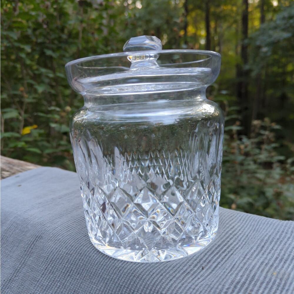 Waterford Crystal Colleen Biscuit Barrel Jar Cookie Candy Jar Discontinued